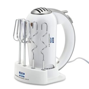 KENT 16051 Hand Blender 300 W | 5 Variable Speed Control | Multiple Beaters & Dough Hooks