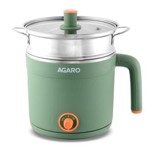 AGARO Regency Multi Cook Kettle With Steamer, 1.2L Inner Pot