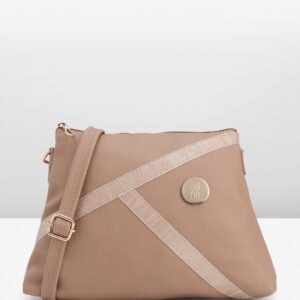 Embellished Structured Sling Bag