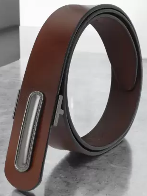 Brown Genuine Leather Belt
