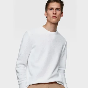 Regular Fit Waffled jumper
