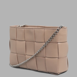 Blue Chain Detail Handbag