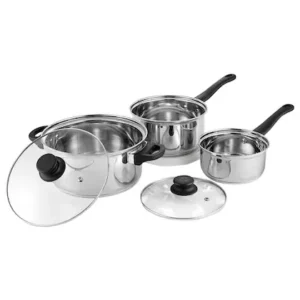 Home One Stainless Steel Cookware Set (5 pcs)