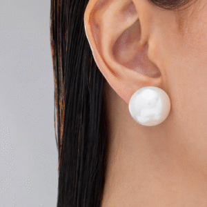 Oversize Pearl Studs