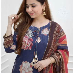 Viscose Rayon Kurta Sharara Dupatta Set