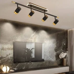Buy Smart Ceiling Lights - Beverly Black Aluminium LED Ceiling Light By Smartway Lighting - Pepperfry Online - Lights with innovative designs designed specifically for ceilings ...