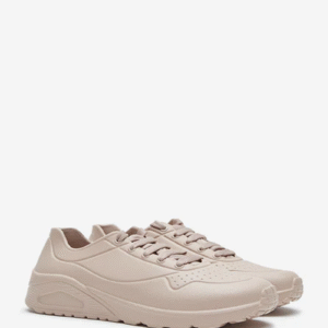 LUNA BLU Dusty Pink Lace-Up Sneakers