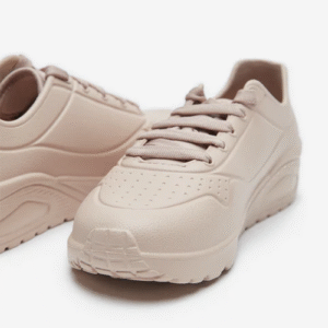 LUNA BLU Dusty Pink Lace-Up Sneakers